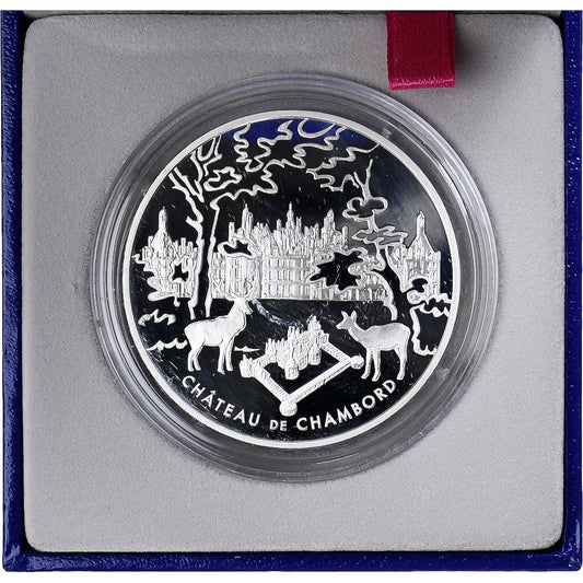 Francia, 
  
  1-1/2 euros, 
  
  Castillo de Chambord