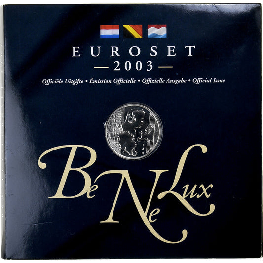 Benelux, 
  
  Conjunto 1 ct. - 2 euros + ficha, 
  
  BU