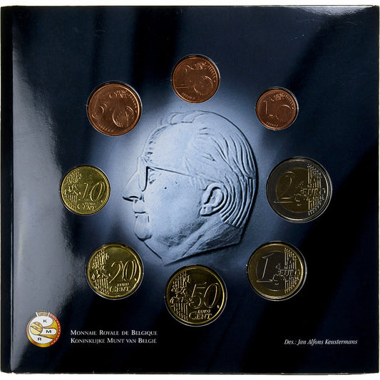 Benelux, 
  
  Conjunto 1 ct. - 2 euros + ficha, 
  
  BU