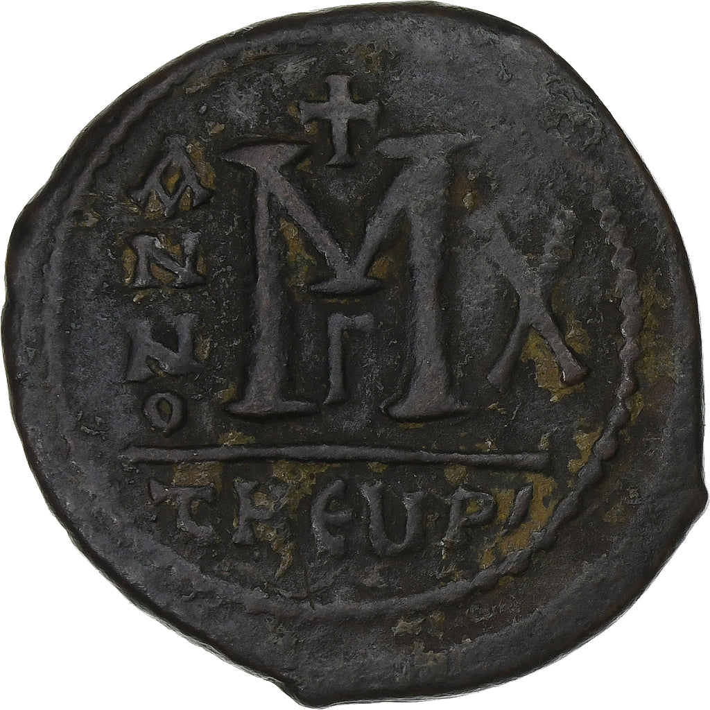 Mauricio Tiberio, 
  
  Follis, 
  
  591-592