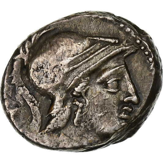 Rubría, 
  
  Denario, 
  
  87 a.C.
