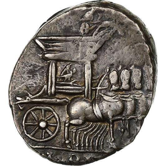 Rubría, 
  
  Denario, 
  
  87 a.C.