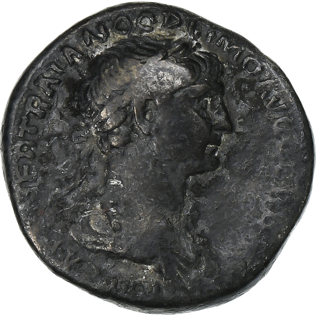 Trajano, 
  
  Denario, 
  
  114