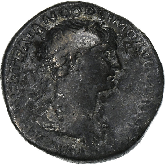 Trajano, 
  
  Denario, 
  
  114