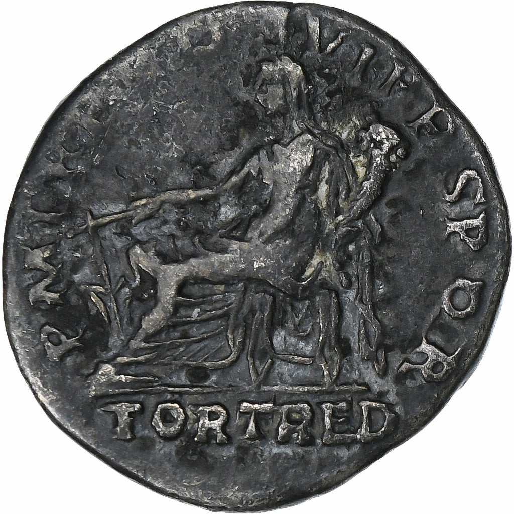 Trajano, 
  
  Denario, 
  
  114
