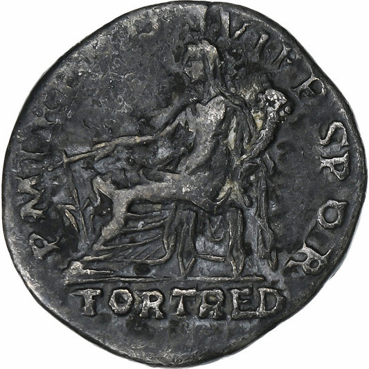 Trajano, 
  
  Denario, 
  
  114