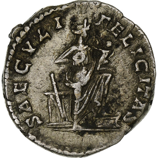 Julia Domna, 
  
  Denario, 
  
  196-202