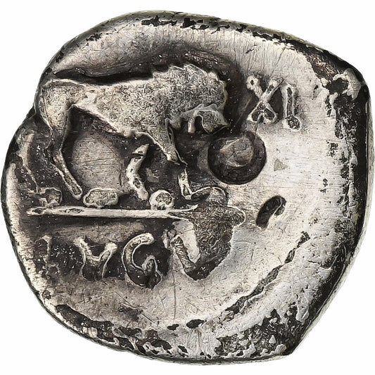 Marco Antonio, 
  
  quinario, 
  
  43-42 a.C.