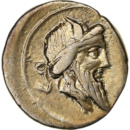 Ticia, 
  
  Denario, 
  
  90 a.C.