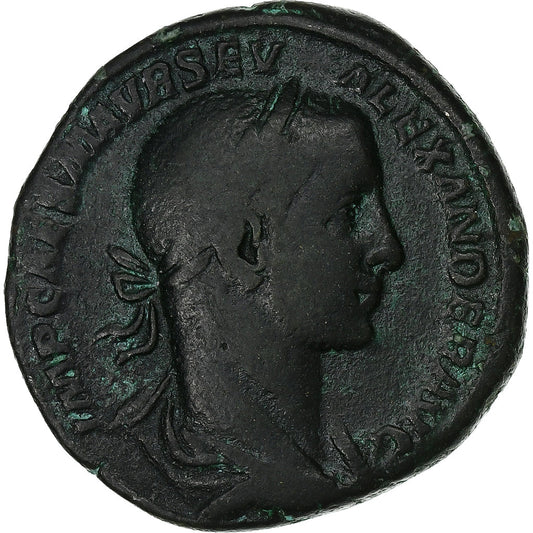 Severo Alejandro, 
  
  Sestercio, 
  
  226