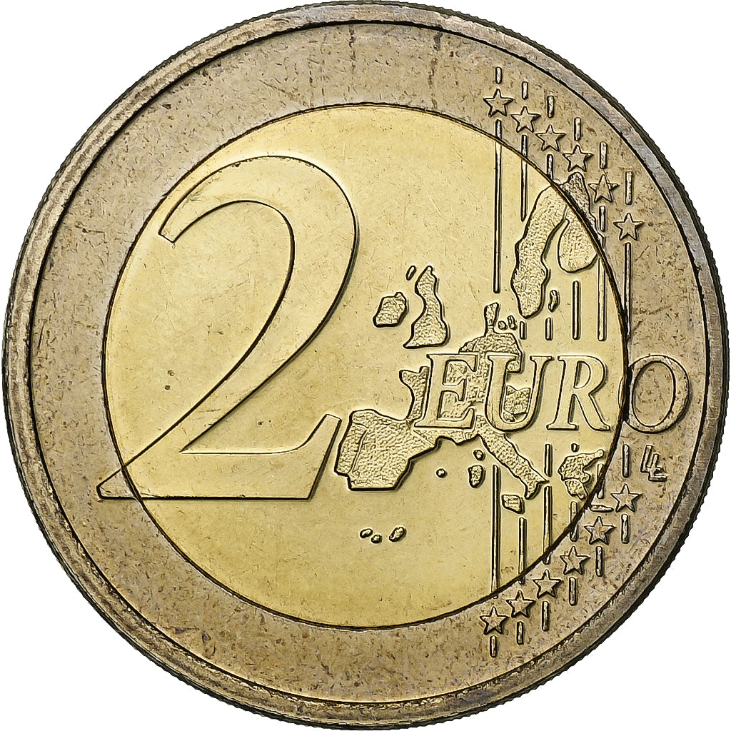 Luxemburgo, 
  
  2 euros, 
  
  Monograma de Enrique I