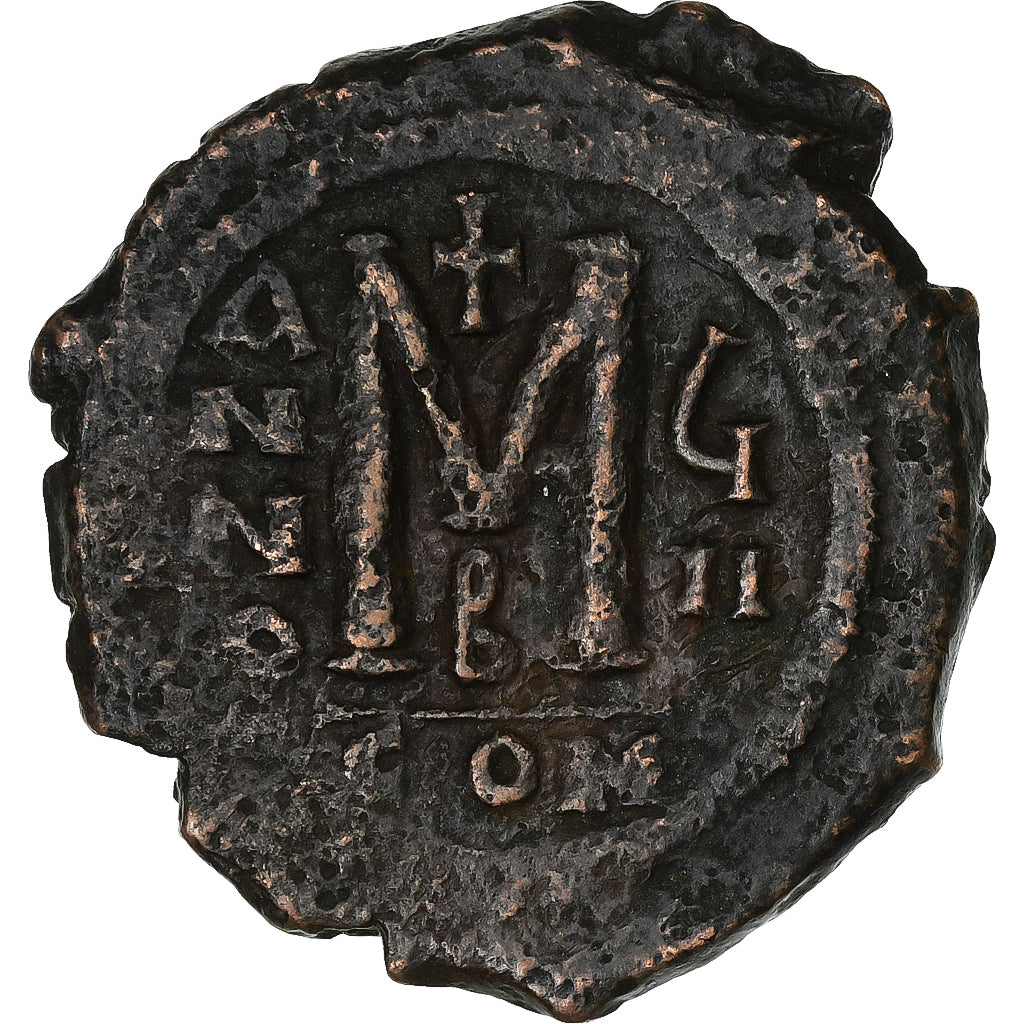 Mauricio Tiberio, 
  
  Follis, 
  
  588-589
