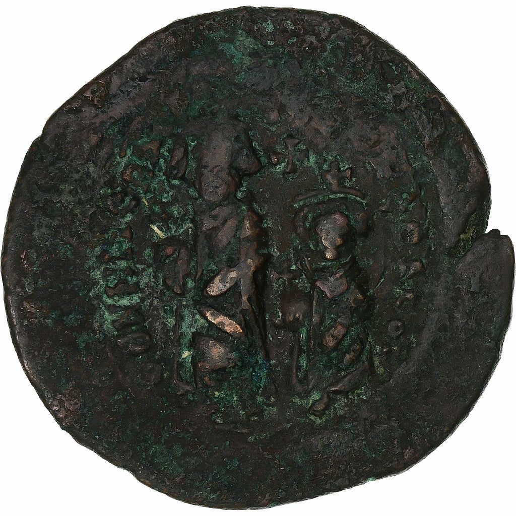 Heraclio, 
  
  con Heraclio Constantino, 
  
  Follis