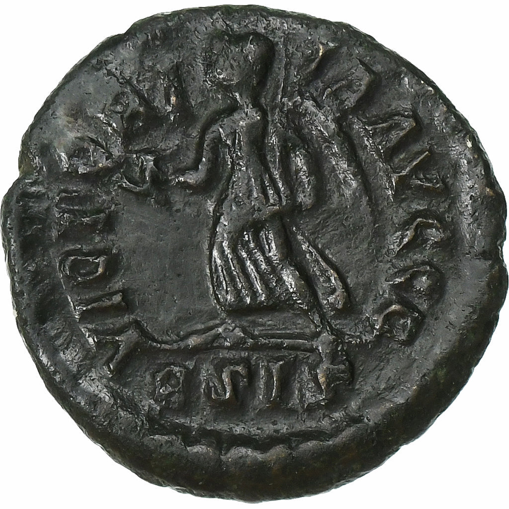 Teodosio I, 
  
  Follis, 
  
  384-387