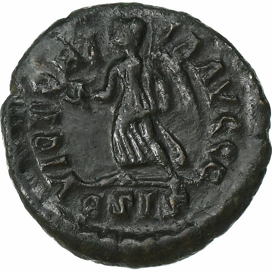 Teodosio I, 
  
  Follis, 
  
  384-387