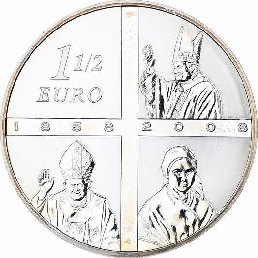 Francia, 

1 euro y medio, 

Lourdes