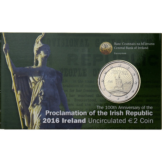 Irlanda,

2 euros,

Proclamación de la República de Irlanda