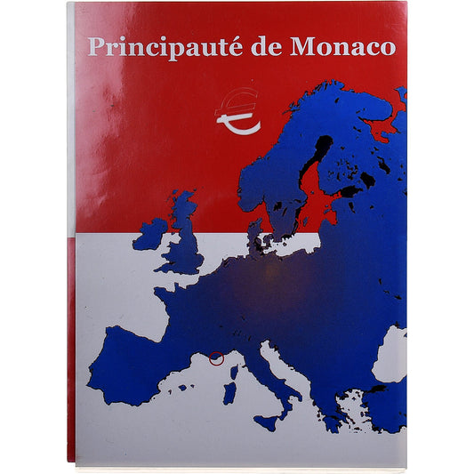 Mónaco, 
  
  Rainiero III y Alberto, 
  
  Cofre 10 c. - 2 euros