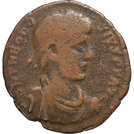 Teodosio I, 
  
  Follis, 
  
  378-383