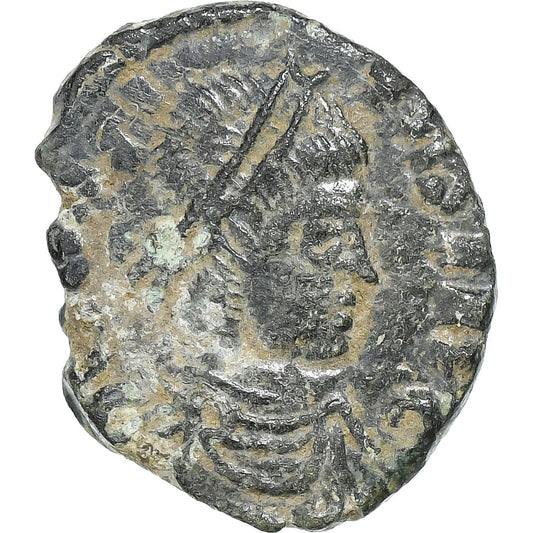 Follis, 
  
  Siglo IV d.C., 
  
  Imitación contemporánea