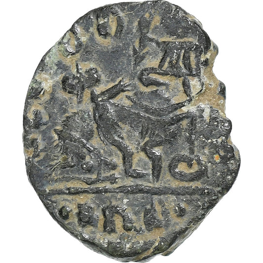 Follis, 
  
  Siglo IV d.C., 
  
  Imitación contemporánea
