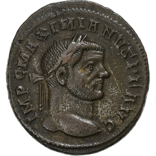 Maximiano, 
  
  Follis, 
  
  296-297