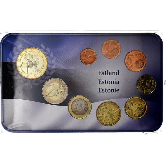 Estonia

Set de 1 ct. - 2 euros + ficha

10.º aniversario - Introducción del euro