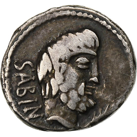 Ticia, 
  
  Denario, 
  
  89 a.C.