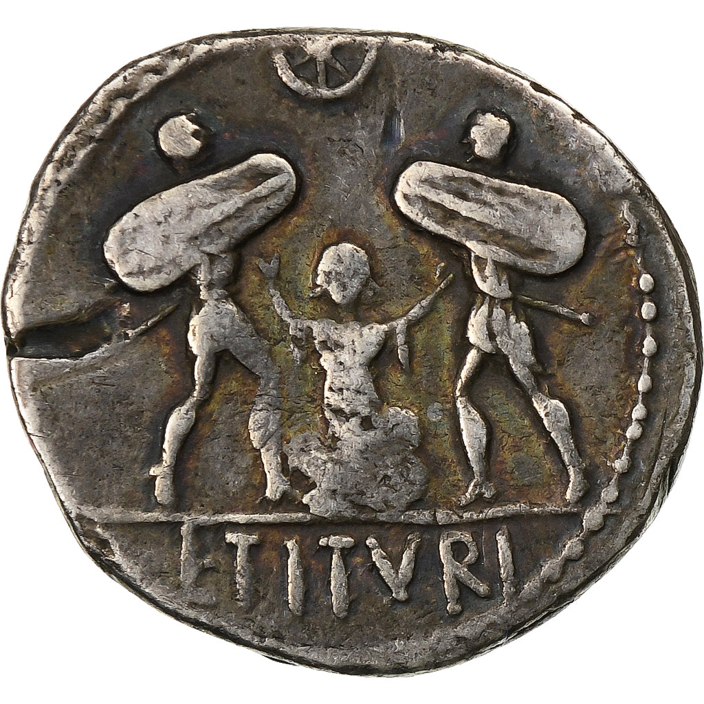 Ticia, 
  
  Denario, 
  
  89 a.C.