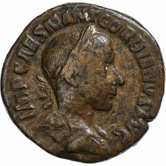 Gordiano III, 
  
  Sestercio, 
  
  240