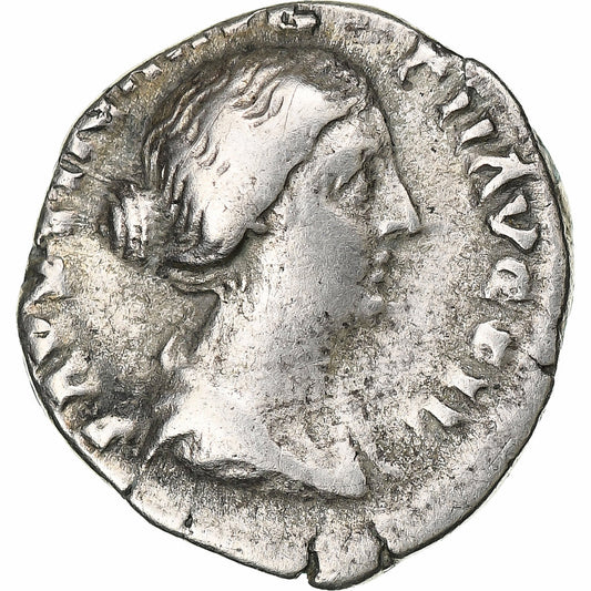Faustina II, 
  
  Denario, 
  
  145-161