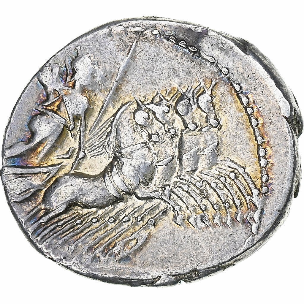 vibia, 
  
  Denario, 
  
  90 a.C.