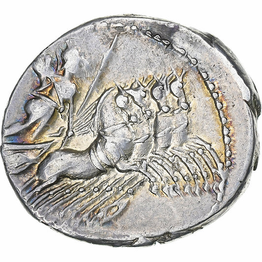 vibia, 
  
  Denario, 
  
  90 a.C.