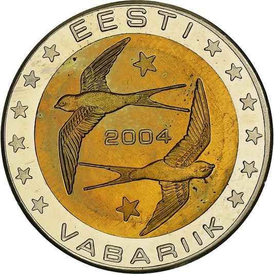 Estonia, 

2 euros, 

Patrones de fantasía del euro