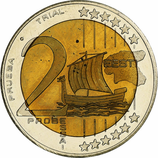 Estonia, 

2 euros, 

Patrones de fantasía del euro