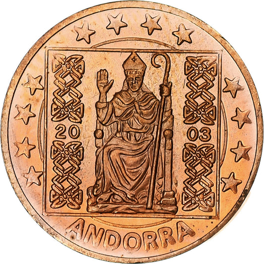 Andorra, 

2 céntimos de euro, 

Patrones de euro de fantasía