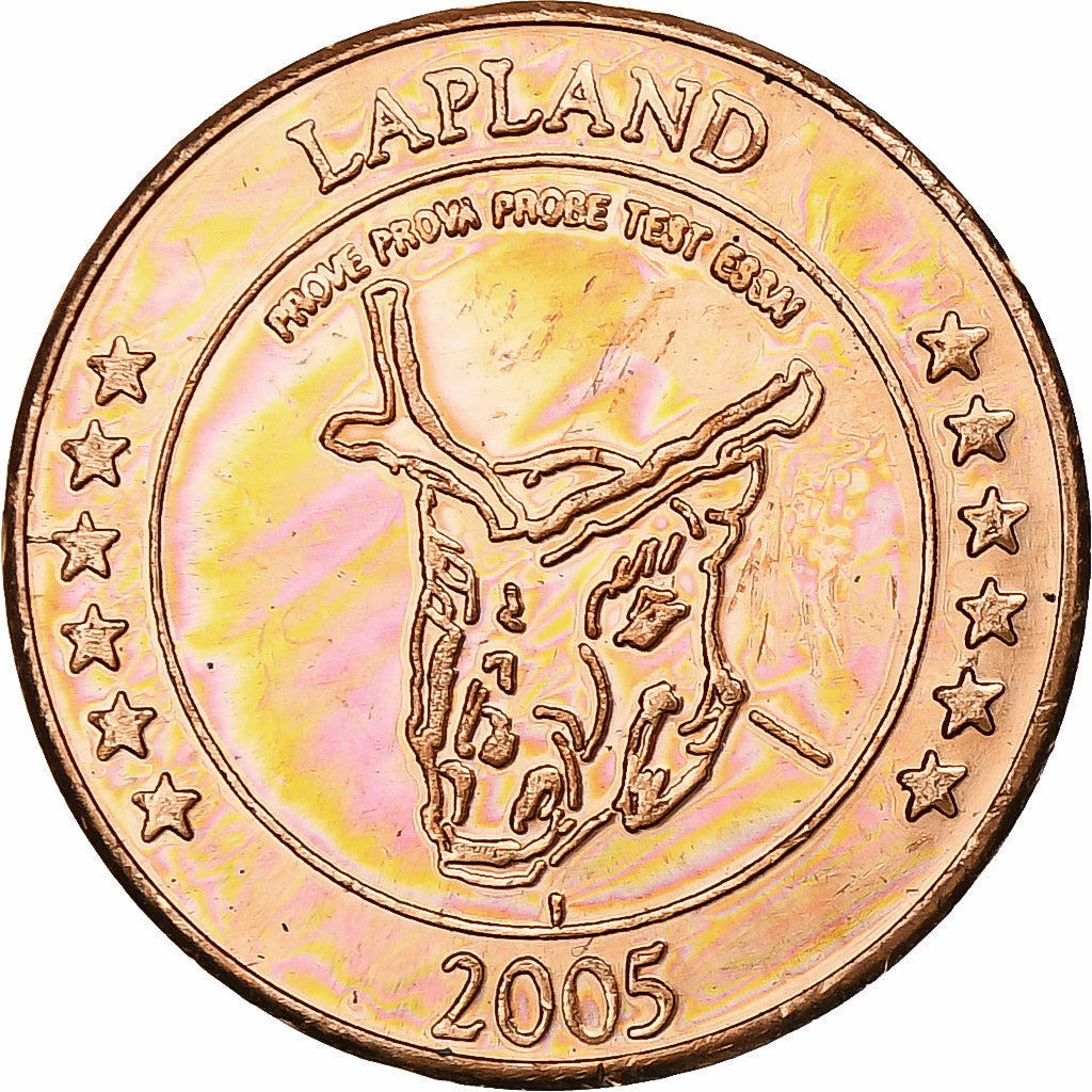 Finlandia, Laponia, 

2 céntimos de euro