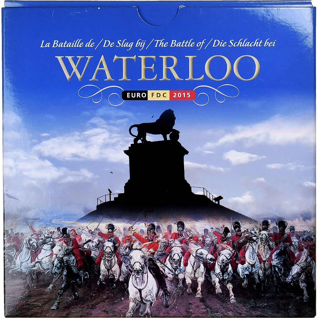 Bélgica,

1 céntimo a 2 euros,

Bataille de Waterloo