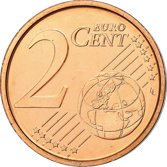 España, 
  
  2 céntimos de euro, 
  
  BU