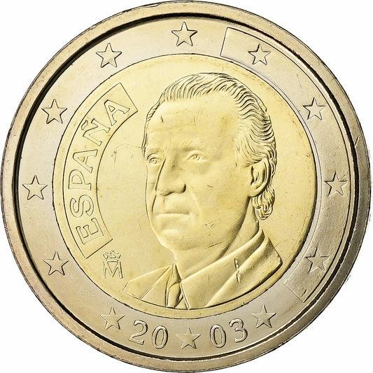 España, 

2 euros, 

BU