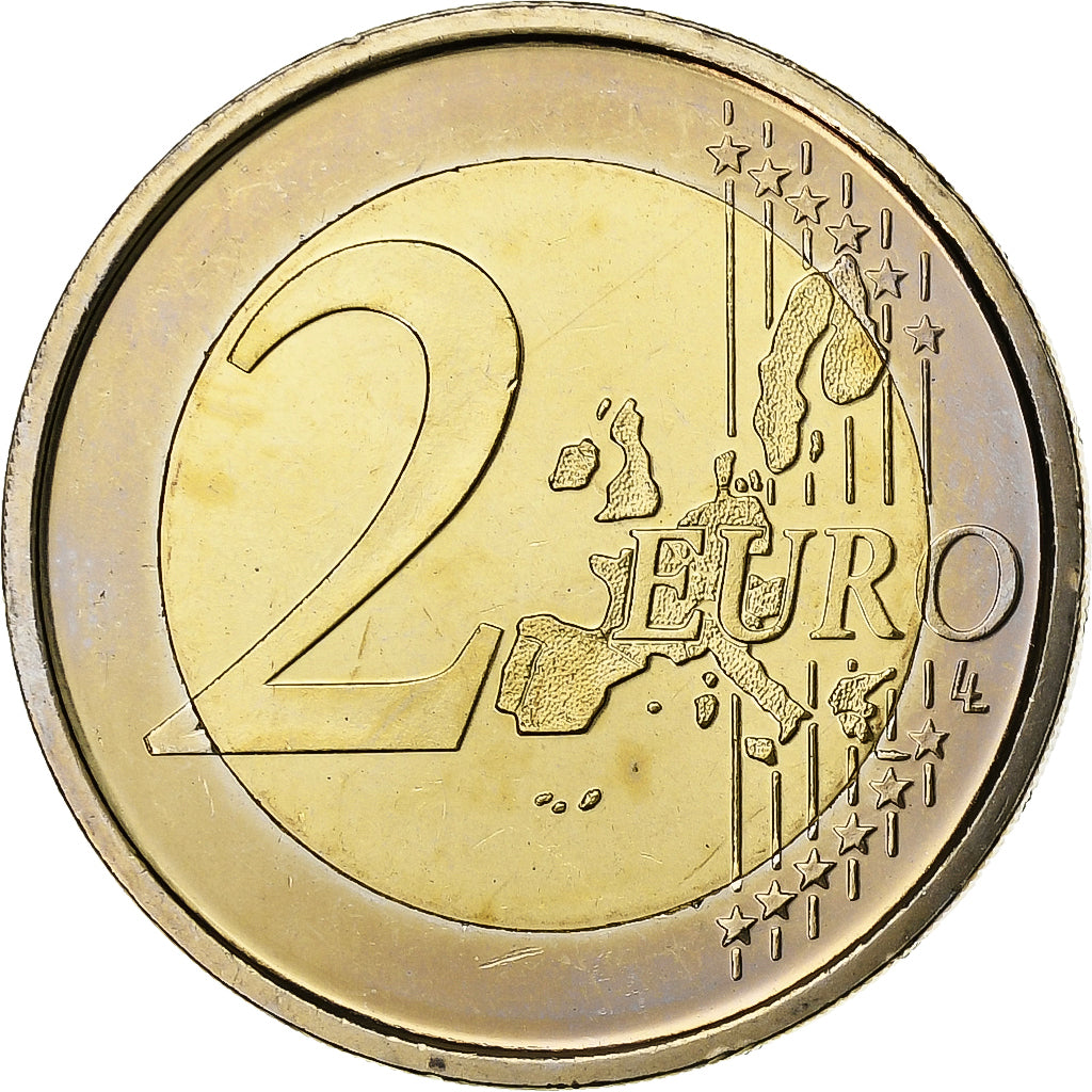 España, 

2 euros, 

BU