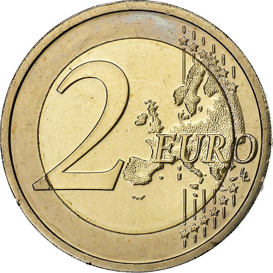 Irlanda, 
  
  2 euros, 
  
  Tratado de Roma