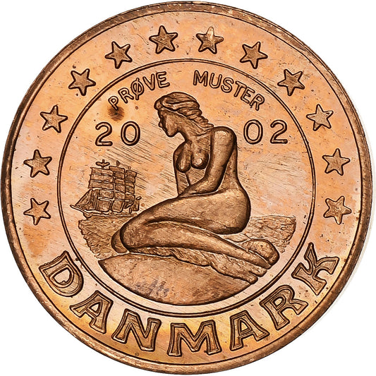 Dinamarca, 
  
  Margarita II, 
  
  5 céntimos de euro