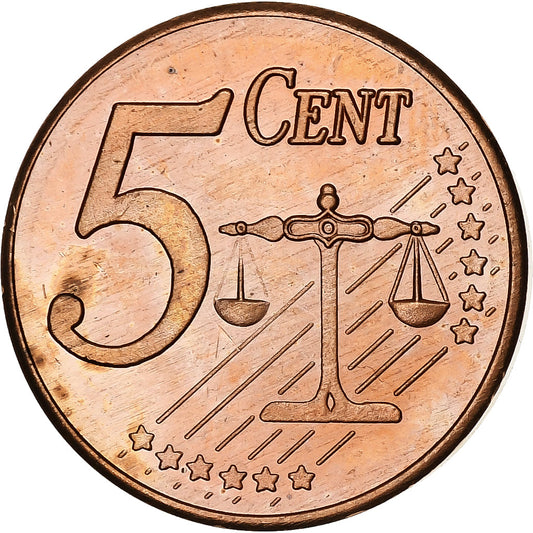 Dinamarca, 
  
  Margarita II, 
  
  5 céntimos de euro