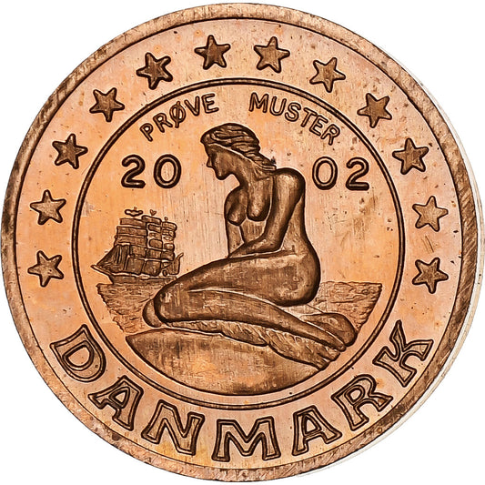 Dinamarca, 
  
  Margarita II, 
  
  2 céntimos de euro