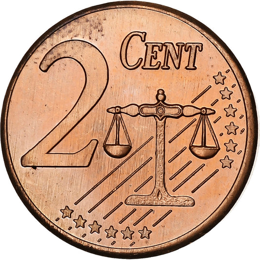 Dinamarca, 
  
  Margarita II, 
  
  2 céntimos de euro