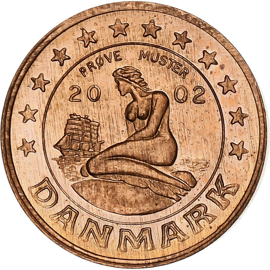 Dinamarca, 
  
  Margarita II, 
  
  Céntimo de euro