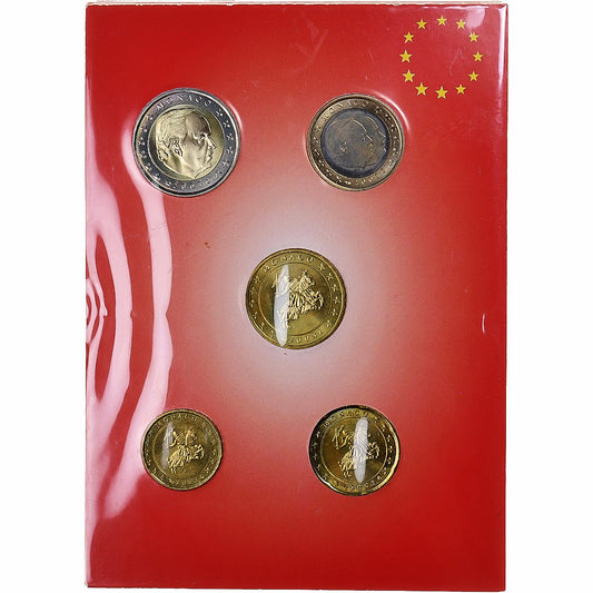 Mónaco,

Raniero III,

10 céntimos a 2 euros