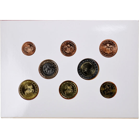 Mónaco,

Raniero III,

1 céntimo a 2 euros