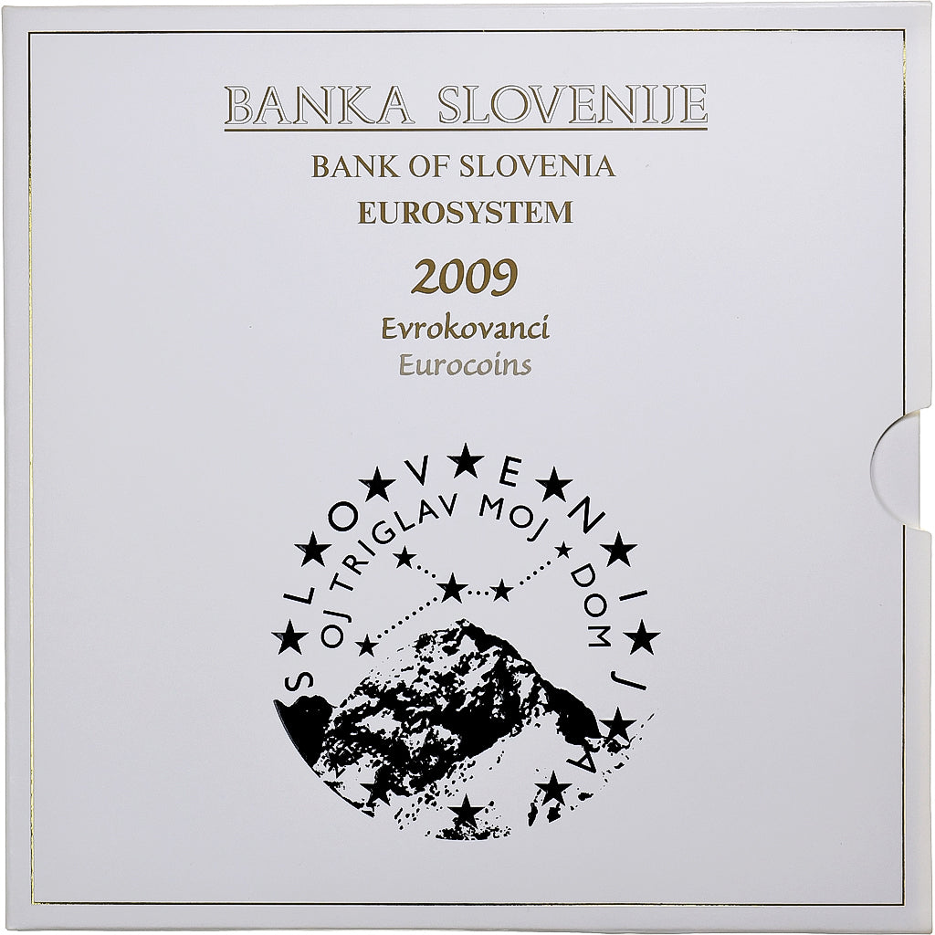 Eslovenia, 
  
  1 céntimo a 2 euros + 3 euros, 
  
  BU